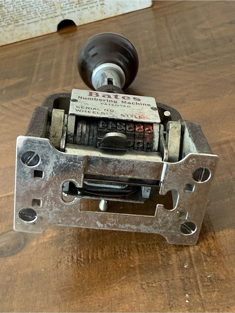 Bates Numbering Machine - Picture 7 of 14